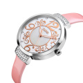 SKMEI 9160 Women Dresses Bracelet Watch Thin Leather Strap Quartz watches